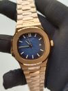 Patek Philippe Nautilus Rose Gold Blue Dial 40.5MM Automatic 5711 Men's Wrist Watch - Image 2