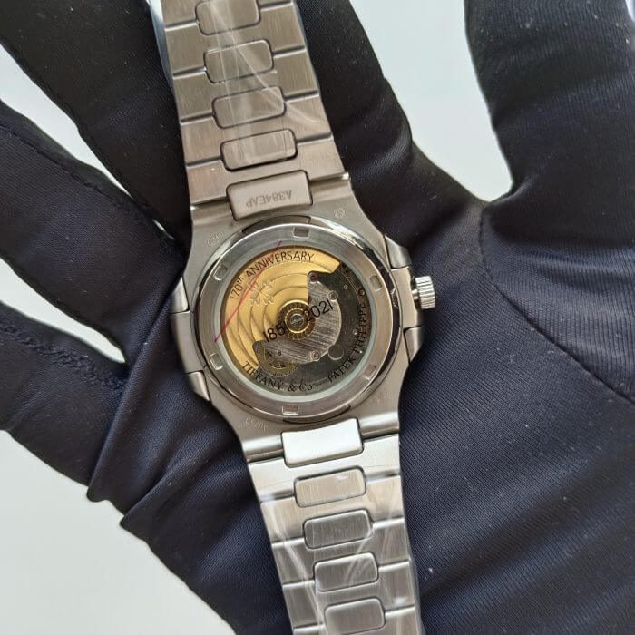 Patek Philippe Nautilus Limited Edition 5711/1A Tiffany Dial Stainless Steel Automatic Watch - Image 6
