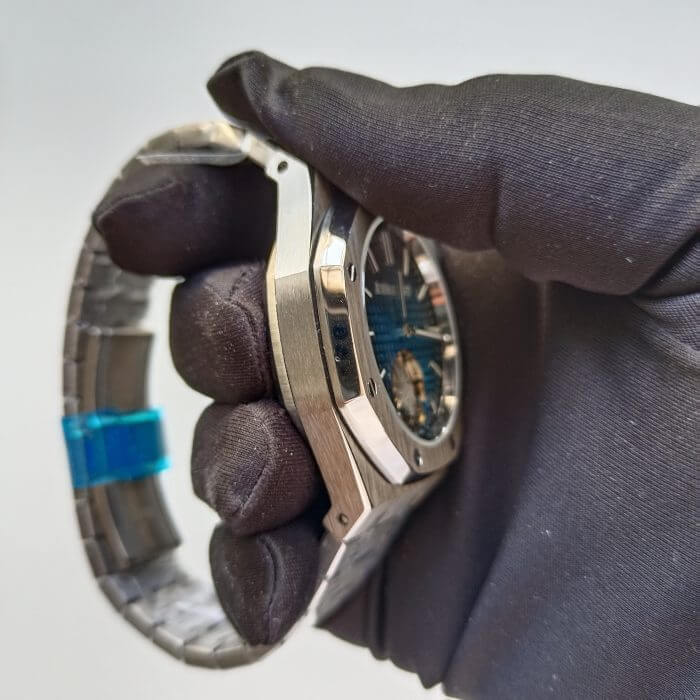 Audemars piguet Royal Oak Tourbillon Selfwinding 41MM Blue Dial Watch - Image 6