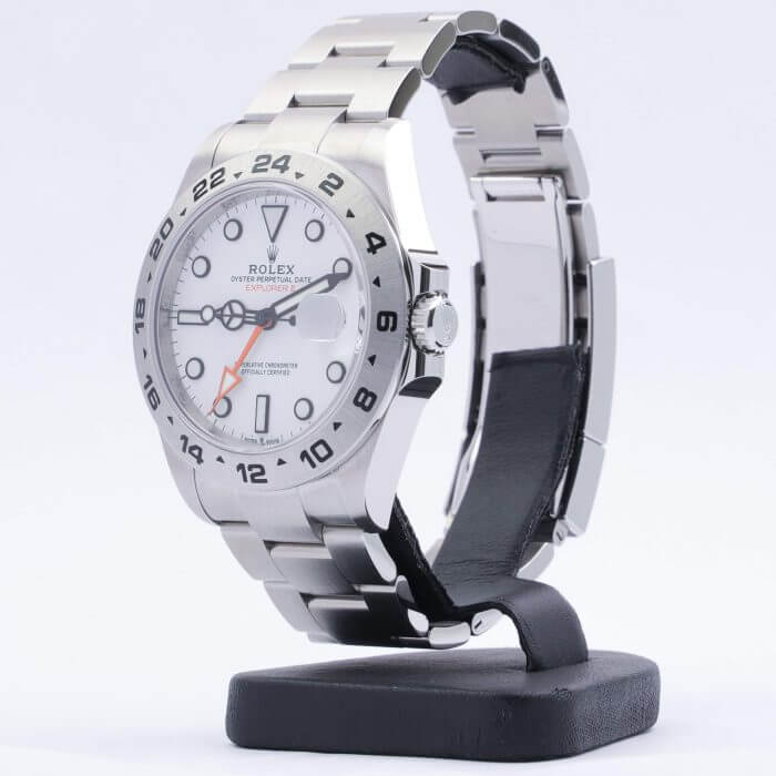 Rolex Explorer II White Dial 42mm "Steve McQueen" GMT Stainless Steel Oyster Bracelet 216570 - Image 6