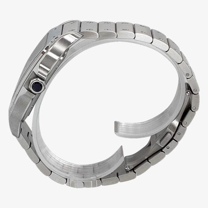 Santos De Cartier Skeleton Dial 40MM Stainless Steel Men's Watch WHSA0015 - Image 3