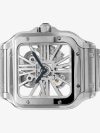 Santos De Cartier Skeleton Dial 40MM Stainless Steel Men's Watch WHSA0015 - Image 2