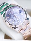 Rolex Sky Dweller Rose Gold 42MM Dark Rhodium Index Dial Fluted Bezel Oyster Bracelet 326935 - Image 7