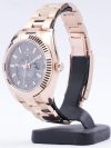 Rolex Sky Dweller Rose Gold 42MM Dark Rhodium Index Dial Fluted Bezel Oyster Bracelet 326935 - Image 10