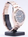 Rolex Sky Dweller Rose Gold 42MM Dark Rhodium Index Dial Fluted Bezel Oyster Bracelet 326935 - Image 11