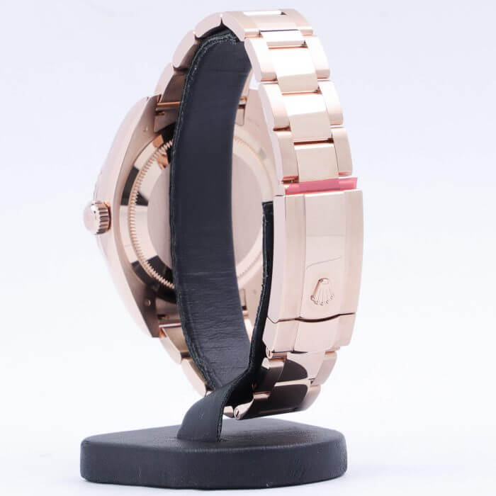 Rolex Sky Dweller Rose Gold 42MM Dark Rhodium Index Dial Fluted Bezel Oyster Bracelet 326935 - Image 13