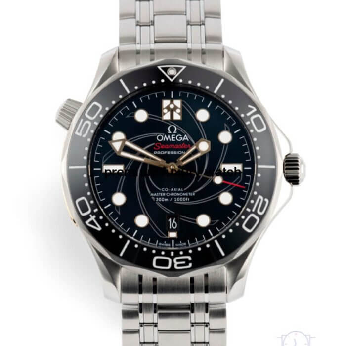 OMEGA SEAMASTER JAMES BOND EDITION 007 42MM Black Dial For Men’s Wrist Watch
