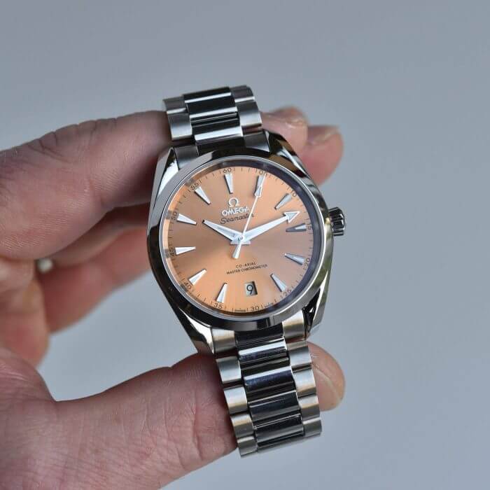 Omega seamaster aqua terra orange 150m Co-Axial Master Chronometer 38 MM Men’s Wrist Watch - Image 4