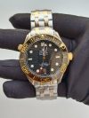 Omega Seamaster Two Tone 300M Automatic 42MM Black Dial Gold  Men’s Wrist Watch - Image 2