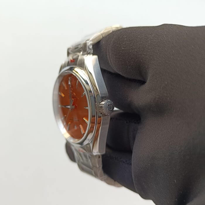 Omega seamaster aqua terra orange 150m Co-Axial Master Chronometer 38 MM Men’s Wrist Watch - Image 8