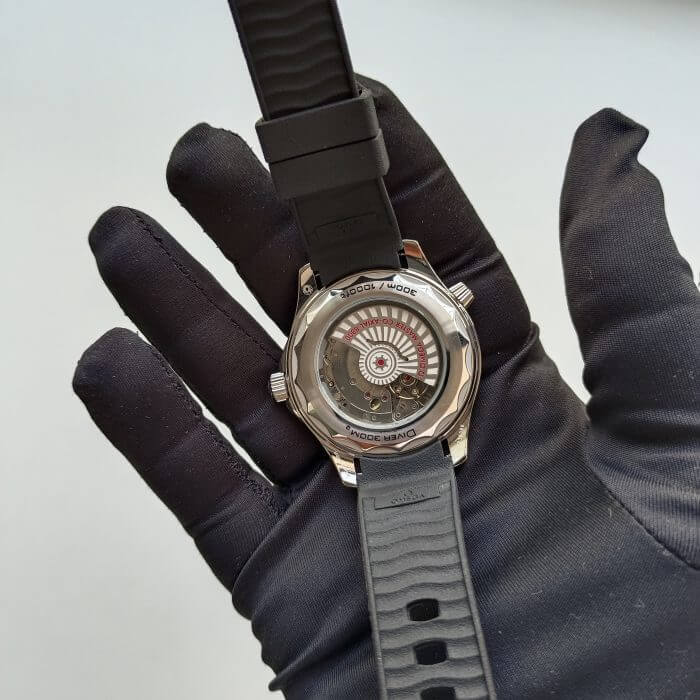 Omega Seamaster Ceramic Black Dial Diver 300m On Rubber Strap Automatic Men’s Watch - Image 5
