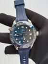 Omega Seamaster Diver 300m Blue Dial Ceramic On Rubber Strap Automatic Men’s Watch - Image 3