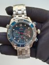 Omega Seamaster Chronograph Diver 300m Co‑Axial Chronometer 41.5mm Blue Dial Bracelet Watch - Image 3