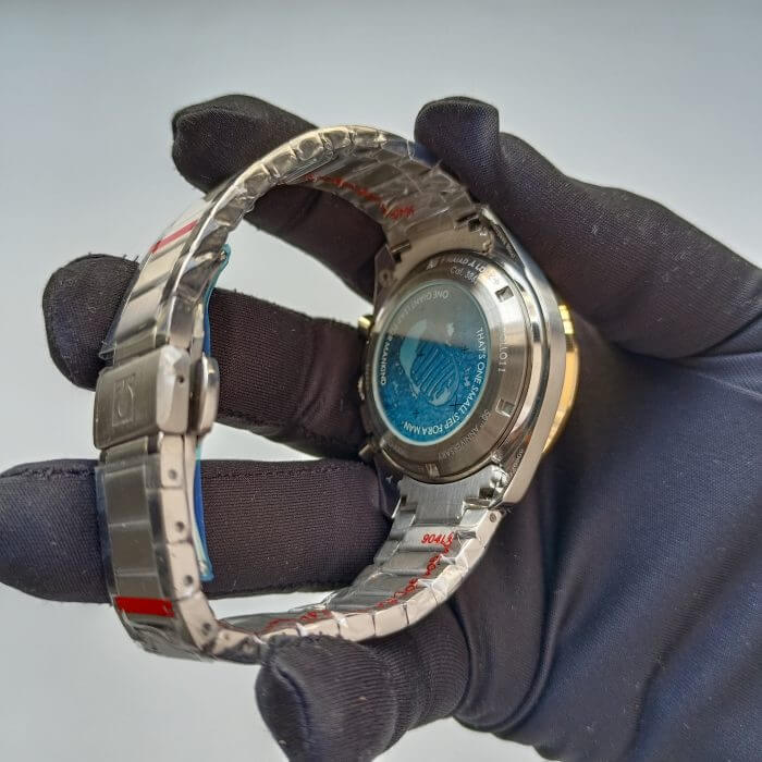 Omega Speedmaster Apollo 11 50th Anniversary Case Moonshine Gold & Blue Bezel Blue Dial Men’s Wrist Watch - Image 5