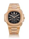 Patek Philippe Rose Gold Watch 40mm Men Nautilus Black Dial 5980/1R-001 - Image 2