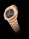 Patek Philippe Rose Gold Watch 40mm Men Nautilus Black Dial 5980/1R-001 - Image 3