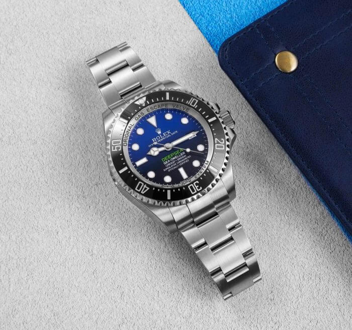 ROLEX Sea Dweller Deepsea Blue Dial 44  Stainless Steel Men’s Watch 116660 - Image 8