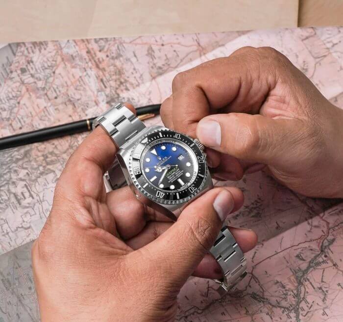 ROLEX Sea Dweller Deepsea Blue Dial 44  Stainless Steel Men’s Watch 116660 - Image 10