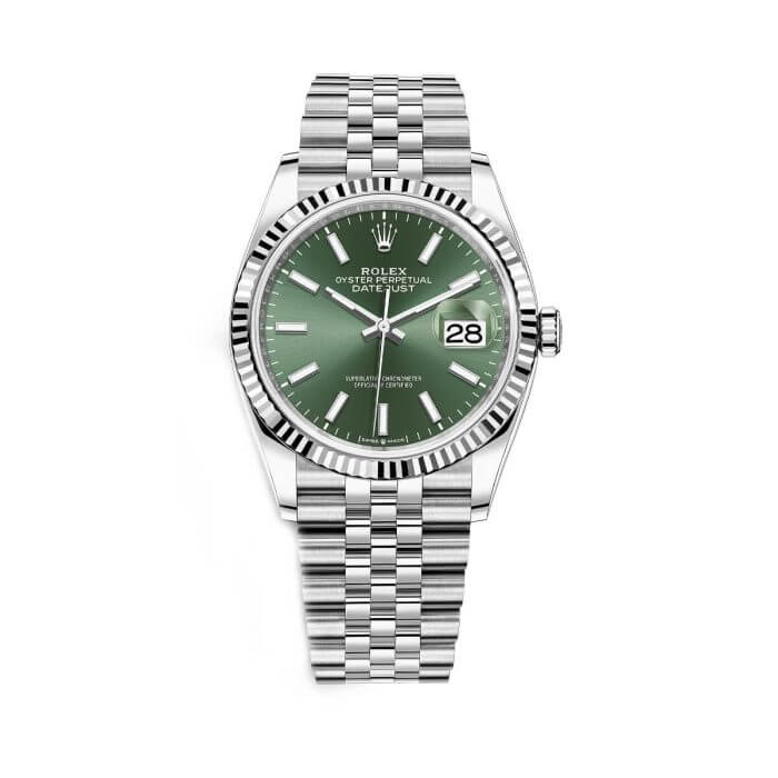 Rolex Datejust 41MM Green Dial Jubilee Replica Watch