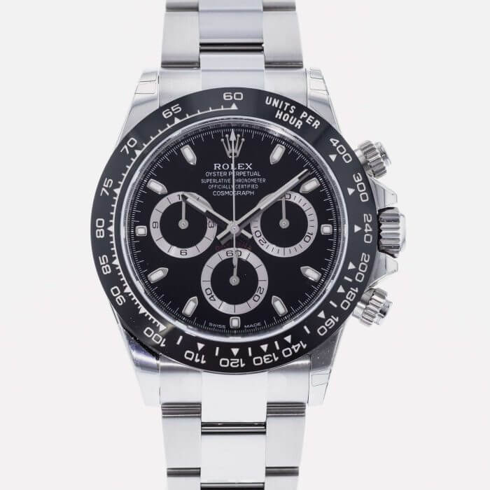 Rolex Daytona Stainless Steel Black Dial Cosmograph 40 Oyster Men’s Watch 116500LN 116500 - Image 7