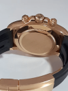Yellow Gold Rolex Daytona Cosmograph Ceramic Black Dial Rubber Strap 116518LN - Image 7