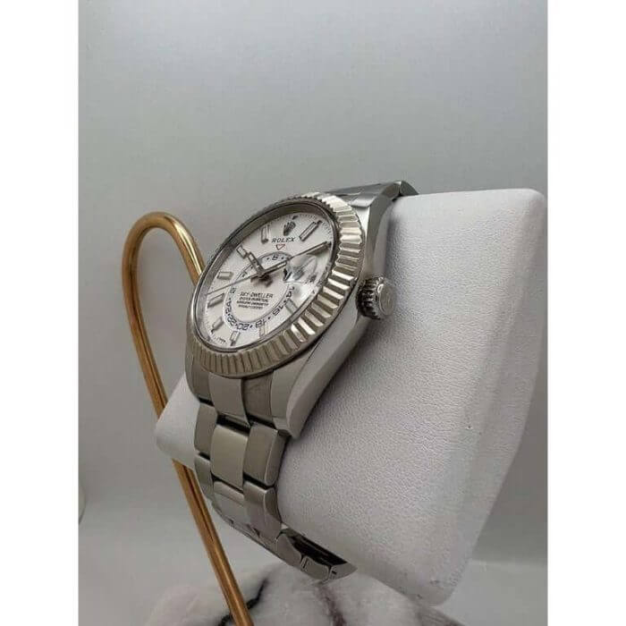 Rolex Sky-Dweller White Gold Automatic Men’s 42MM White Dial Oyster Watch 326934 - Image 3