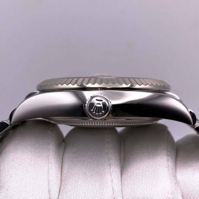 Rolex Sky Dweller Black Dial 42MM White Gold Bezel Steel Jubilee Men's Watch 326934 - Image 3