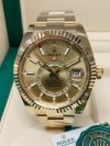 Rolex Sky Dweller Yellow Gold Champagne Dial Men’s Oyster Bracelet Watch 32693842 - Image 2