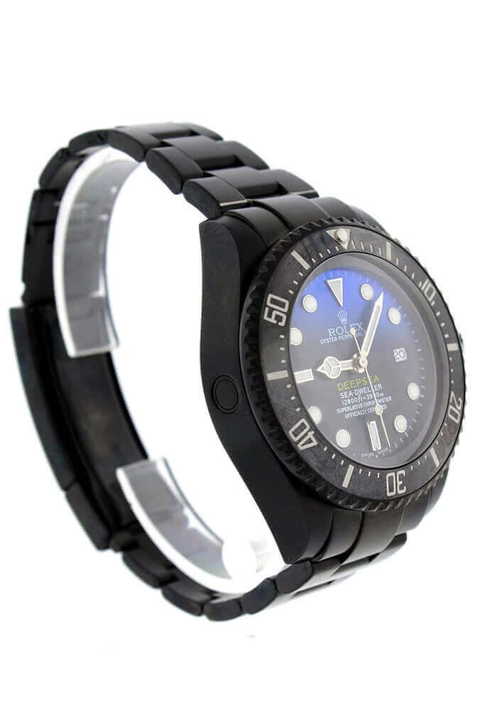 Rolex Sea Dweller Deepsea Blue and Black Dial Stainless Steel Black Boc Coating Oyster Automatic Men’s Watch 116660 - Image 6