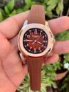 Patek Philippe Aquanaut Rose Gold Date Sweep 40.8mm Brown Dial Brown Composite Rubber Strap 5167R-001 - Image 8