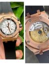 Audemars Piguet Royal Oak Chronograph Rose Gold Offshore Diver 42mm White Dial Men's Watch - Image 5