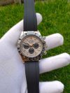 Rolex daytona white gold meteorite dial Cosmograph Daytona 40 Watch Black Index Dial Black Oysterflex Strap Watch 116519LN - Image 9