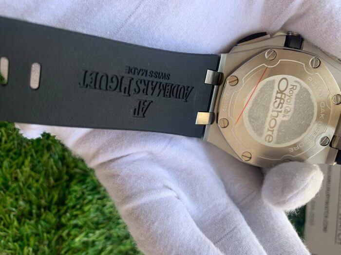 Audemars Piguet Royal Oak Offshore Black Dial 44MM Rubber Strap Men's Watch - Image 2