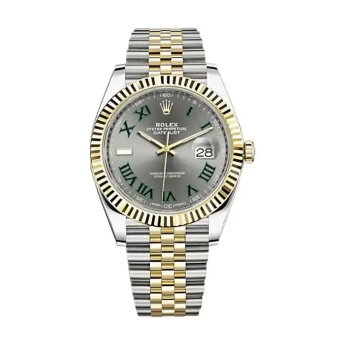 Rolex Datejust 41 Slate Dial Jubilee Roman Numerals Replica Watch