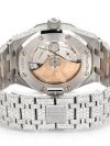 MOISSANITE AP WATCH | ROYAL OAK 41MM STAINLESS STEEL | FULL ICED OUT SILVER - Image 3