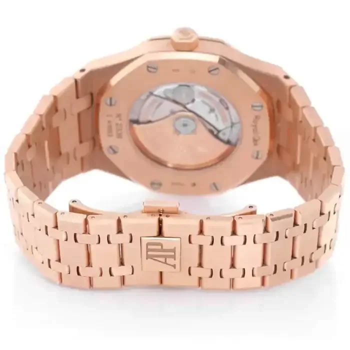 AP 41MM Rose Gold | Royal Oak Automatic Silver Dial | Men’s Watch 15400OROO1220OR02 - Image 3