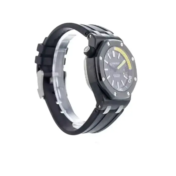 AP Royal Oak Offshore On Wrist | 42MM Black Dial & Strap Watch. - Image 3