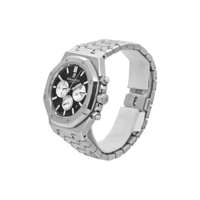Audemar Piguet Royal Oak Black Dial Chronograph 41MM Stainless Steel Watch 26320ST - Image 3
