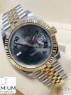 Rolex Datejust 41 Slate Dial Jubilee Roman Numerals Replica Watch - Image 6