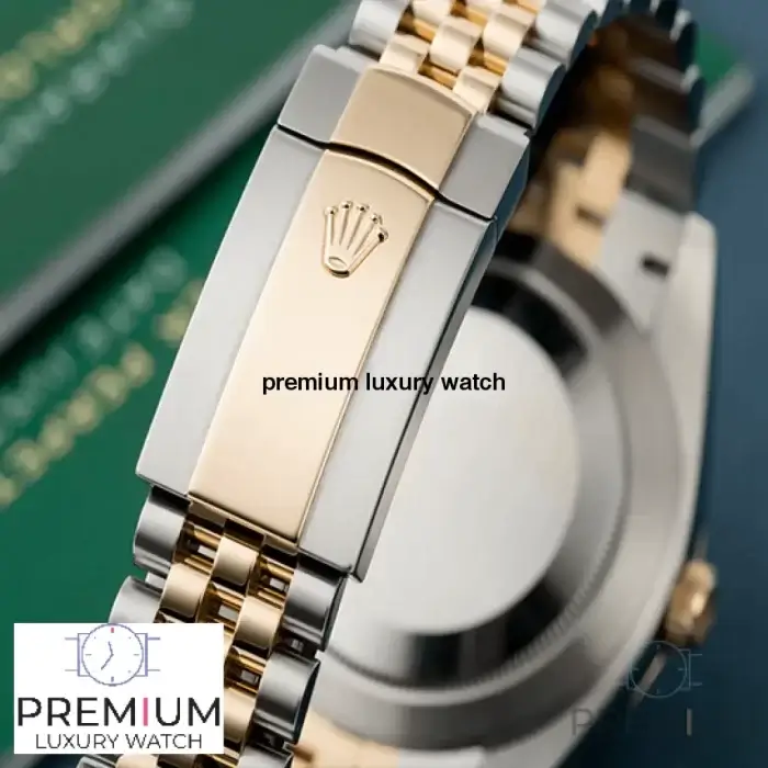 Rolex Datejust 41 Slate Dial Jubilee Roman Numerals Replica Watch - Image 8