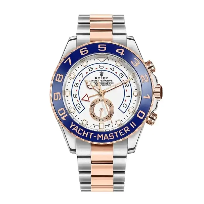 Rolex Yacht Master Two Tone 44MM 18k Rose Gold And Steel Watch