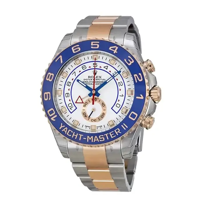 Rolex Yacht Master Two Tone 44MM 18k Rose Gold And Steel Watch - Image 2