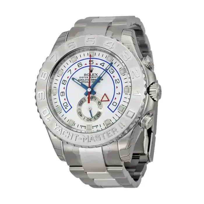 Rolex Yacht Master II White Gold 18K With White Dial Stainless Steel Watch 116689 - Image 2