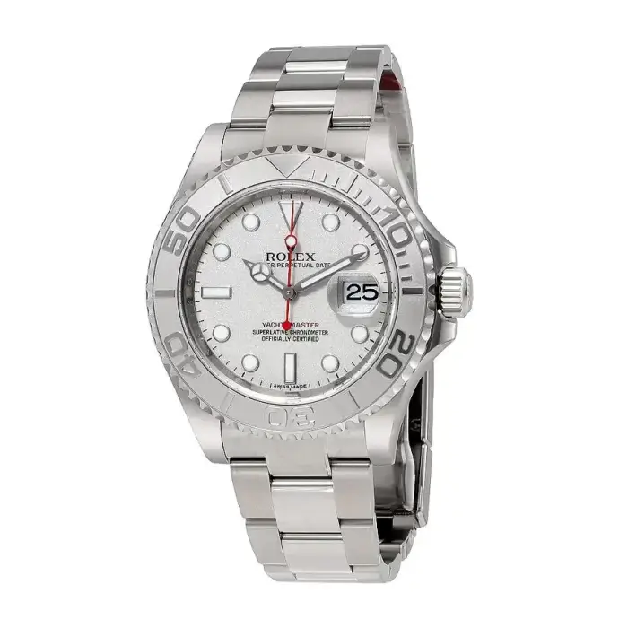 Rolex Yacht Master 40 Steel Platinum Dial Men's Automatic Watch - Image 3