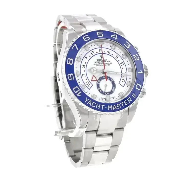 Rolex Yacht-Master II Stainless Steel 44MM White Dial  Men’s Watch - Image 2