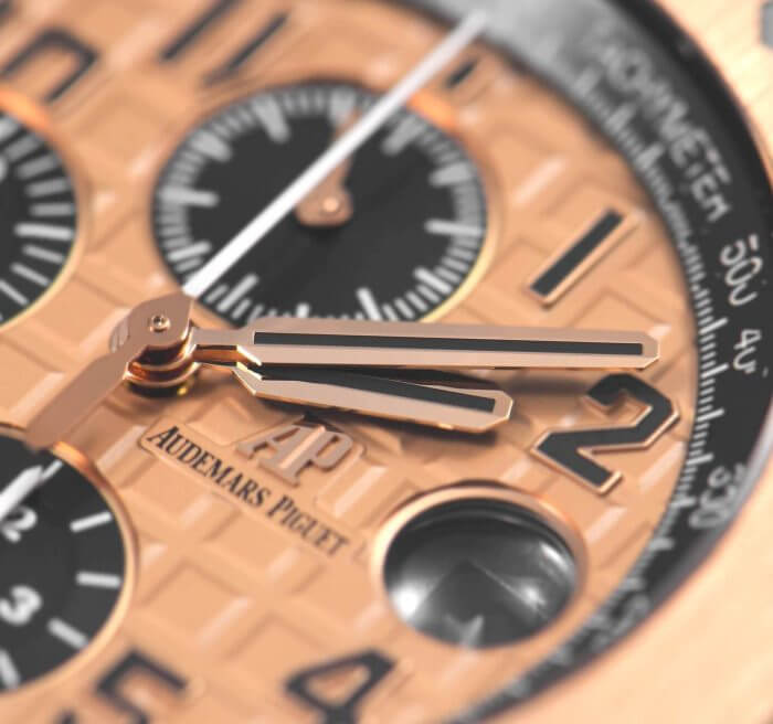 AP Royal Oak Offshore Rose Gold Chronograph 42MM Dial Watch 26470 - Image 8