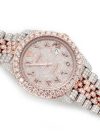 ROLEX DATEJUST DIAMOND 41MM TWO TONE AUTOMATIC STAINLESS STEEL MOISSANITE 22.30CT - Image 4
