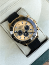 Rolex Daytona Yellow Gold Champagne Dial Black Index Ceramic Bezel Oysterflex Rubber Bracelet 116518LN - Image 5