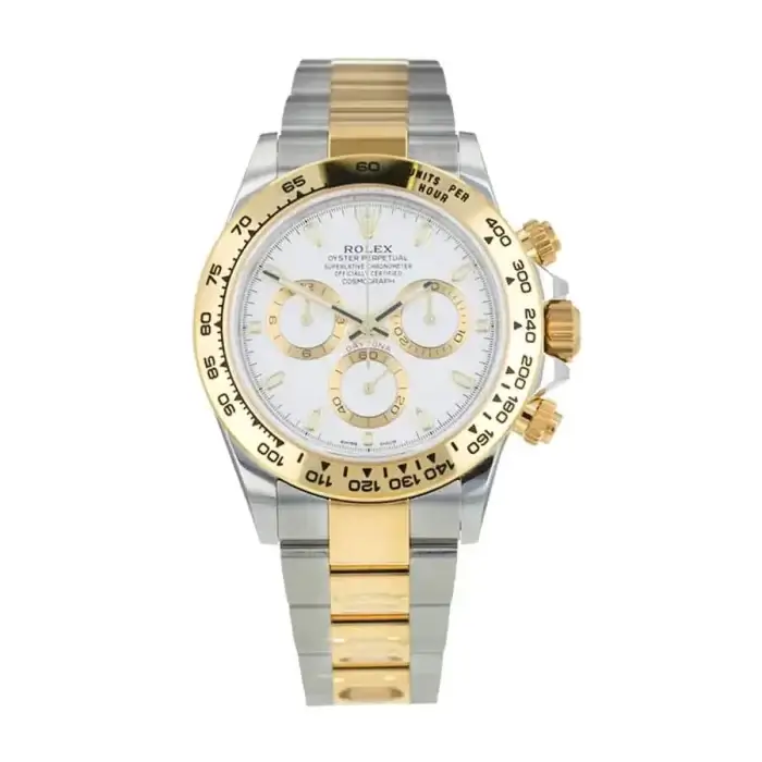Rolex Daytona Gold White Dial 116503 Cosmograph Stainless Steel Men's Watch