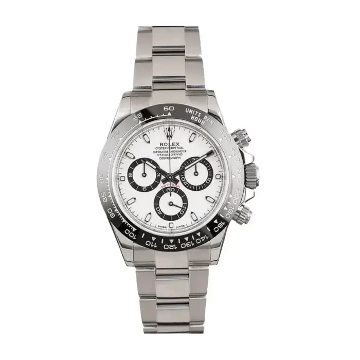 Rolex Cosmograph Daytona White Dial 40MM Stainless Steel Oyster Men’s Watch 116500LN